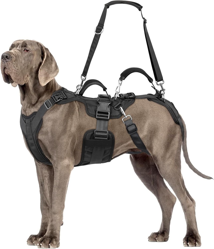 Ultimate Pee-Able Dog Lift Harness for Large/Medium Dogs - Easy Adjustability