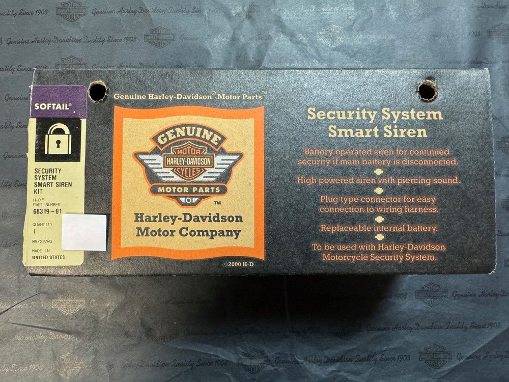 HARLEY-DAVIDSON SOFTAIL SECURITY SYSTEM SMART SIREN KIT