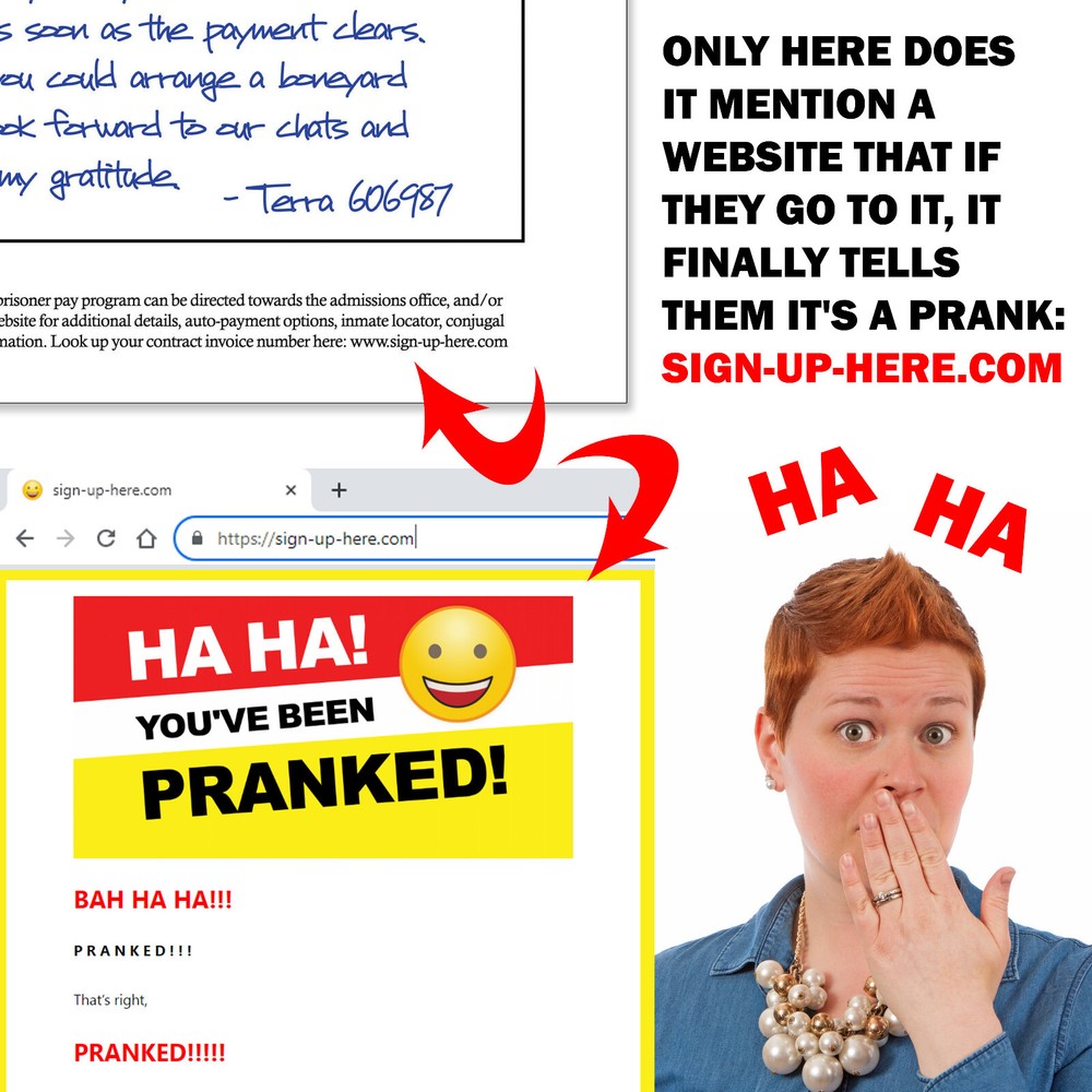 Pranks Fake Prison Pay Packet Prank Mail Sent Anonymously!