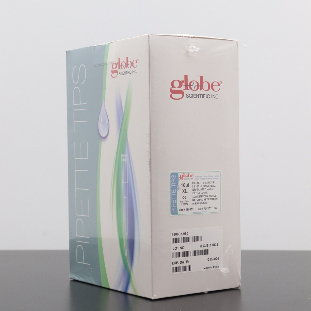 Globe Scientific 150803 Filter Pipette Tips