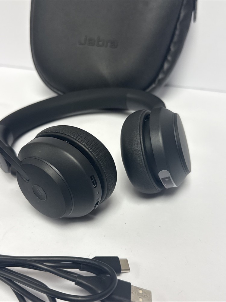 Jabra Evolve2 65 Stereo Wireless Headset (MS Teams, USB-A) - Black