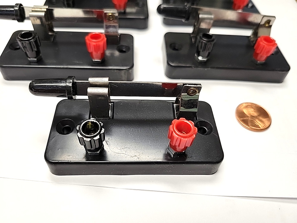 experimental Knife Switch (5pcs) spst Single Throw Blade w/bind posts mountable