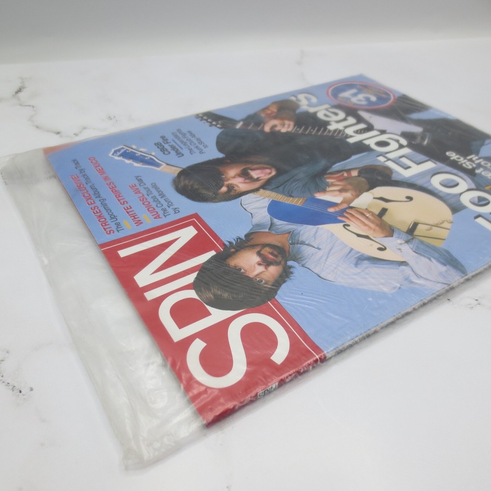 Spin Magazine August 2005 Foo Fighters Foo Fighters Nirvana White Stripes Sealed