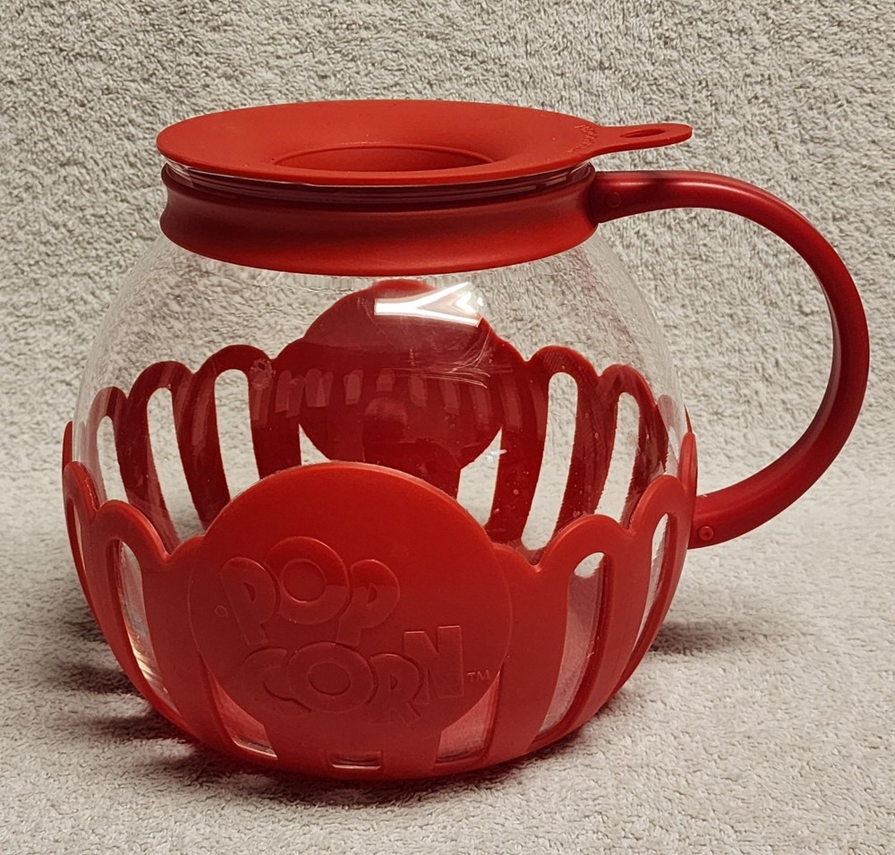 Ecolution Original Microwave Micro-Pop Popcorn Popper Borosilicate Glass 3 qt