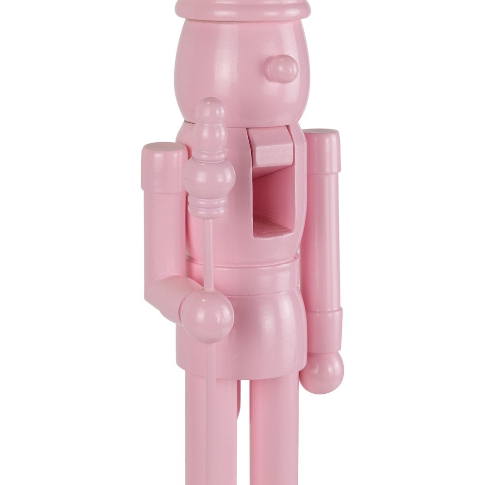 Northlight Nutcracker King with Scepter Standing Christmas Figure - 15" - Pink