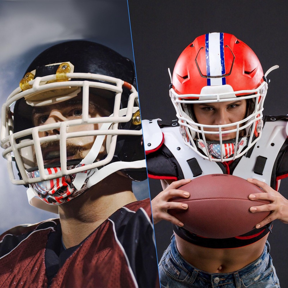 Motionchic Football Chin Strap with one size, adjustable, Multicolor