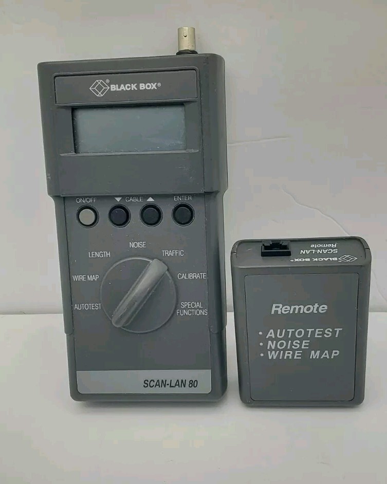 BLACK BOX SCAN-LAN 80 Cable Scanner And Remote Box