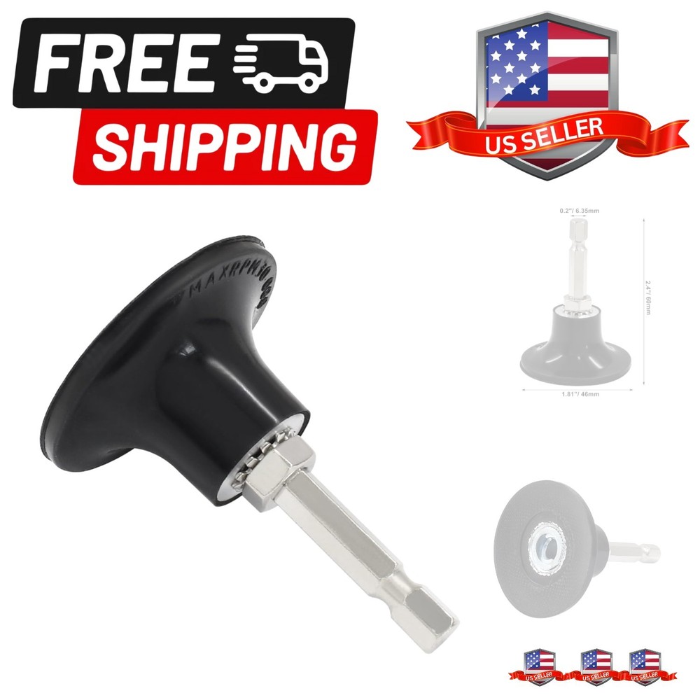 2 Inch Disc Pad Holder, Roll Lock Disc Pad Quick Change Disc Adapter Sanding ...