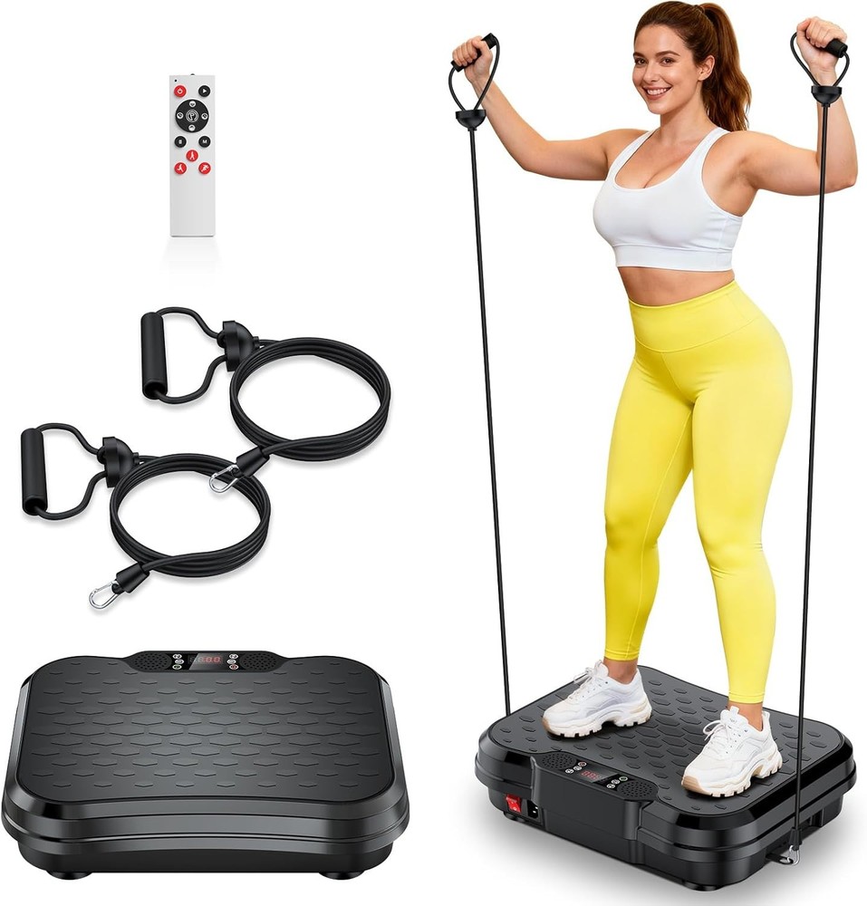 Vibration Plate Exercise Machine,Vibrating Platform for Lymphatic Drainage with