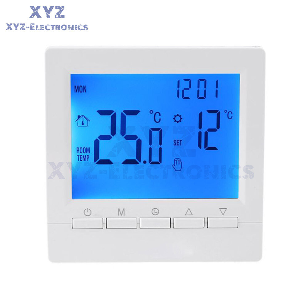 Week Programmable Digital Thermostat for Wall Furnace Temperature Controller