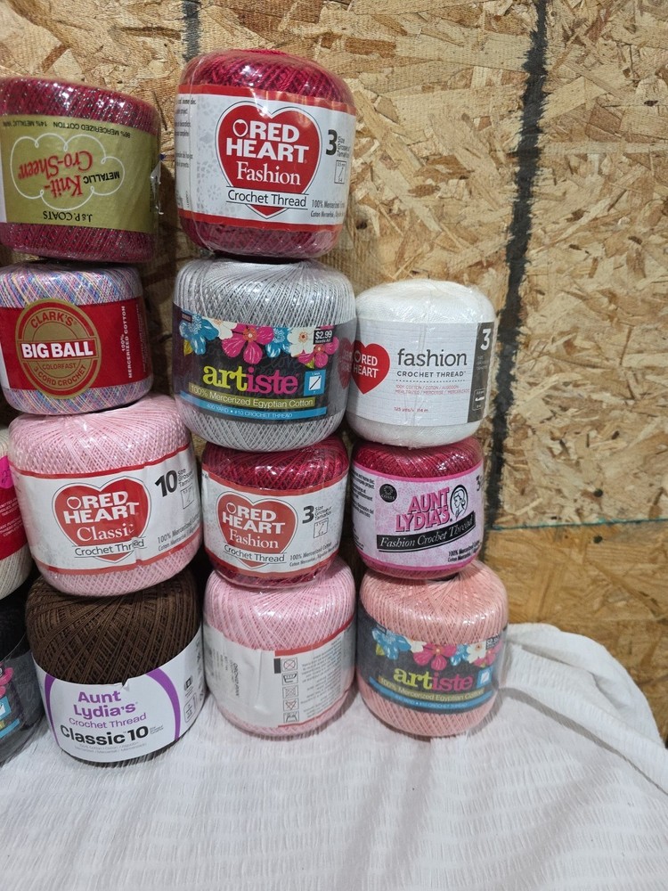 Crochet Thread Lot