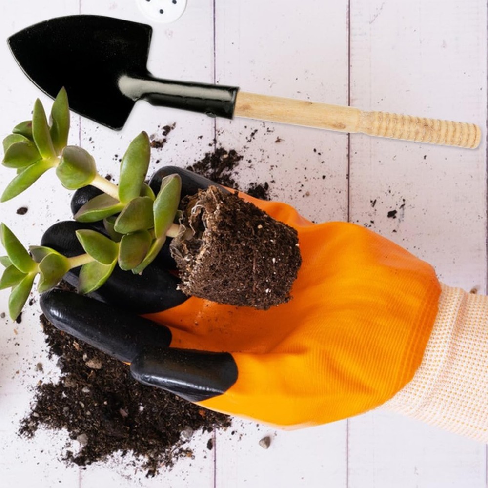 Garden Tool Wooden Handle Replacement Tool Handle Comfortable Grip for Weeding