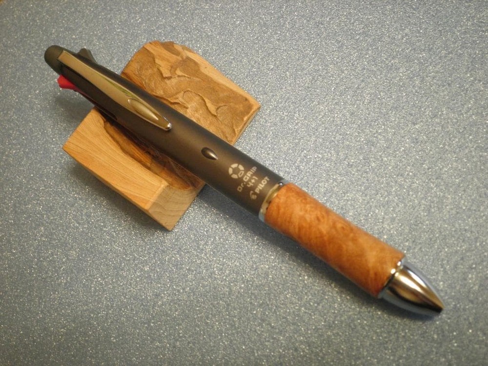 Pilot Dr.GRIP 4+1 Customized to Wood Click