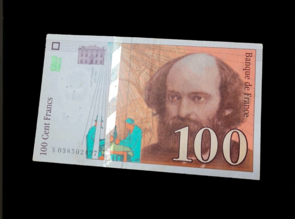 Billet 100 francs Paul Cézanne