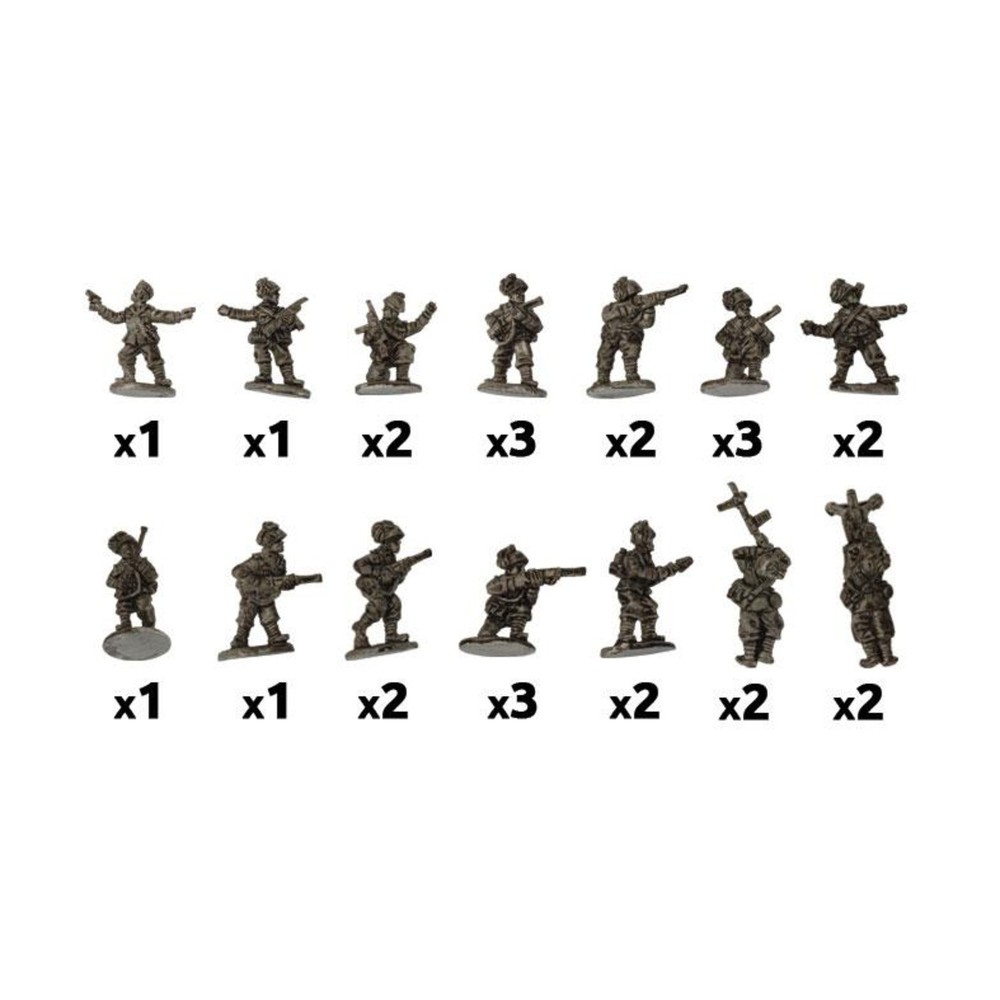 Battlefront Historical Mini 15mm Assault Engineer Platoon Pack New