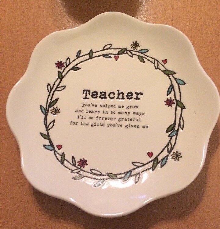DEI Small Teacher Plate 6"