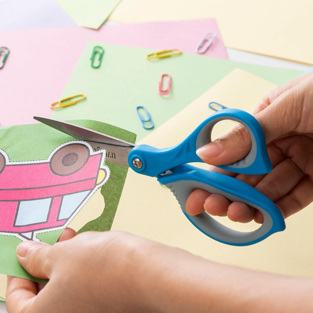 LIVINGO Scissors for School Sharp Pointed Tip All Purpose Scissors Students ...