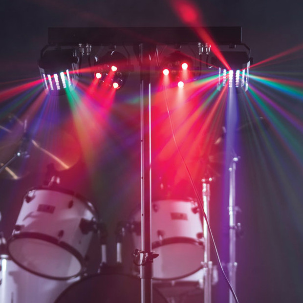 QTX LED Derby FX Bar with Stand