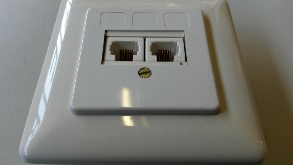 10x Westernsteckdose Flush Mounted 2-fach 4oder 6 Pole 1197