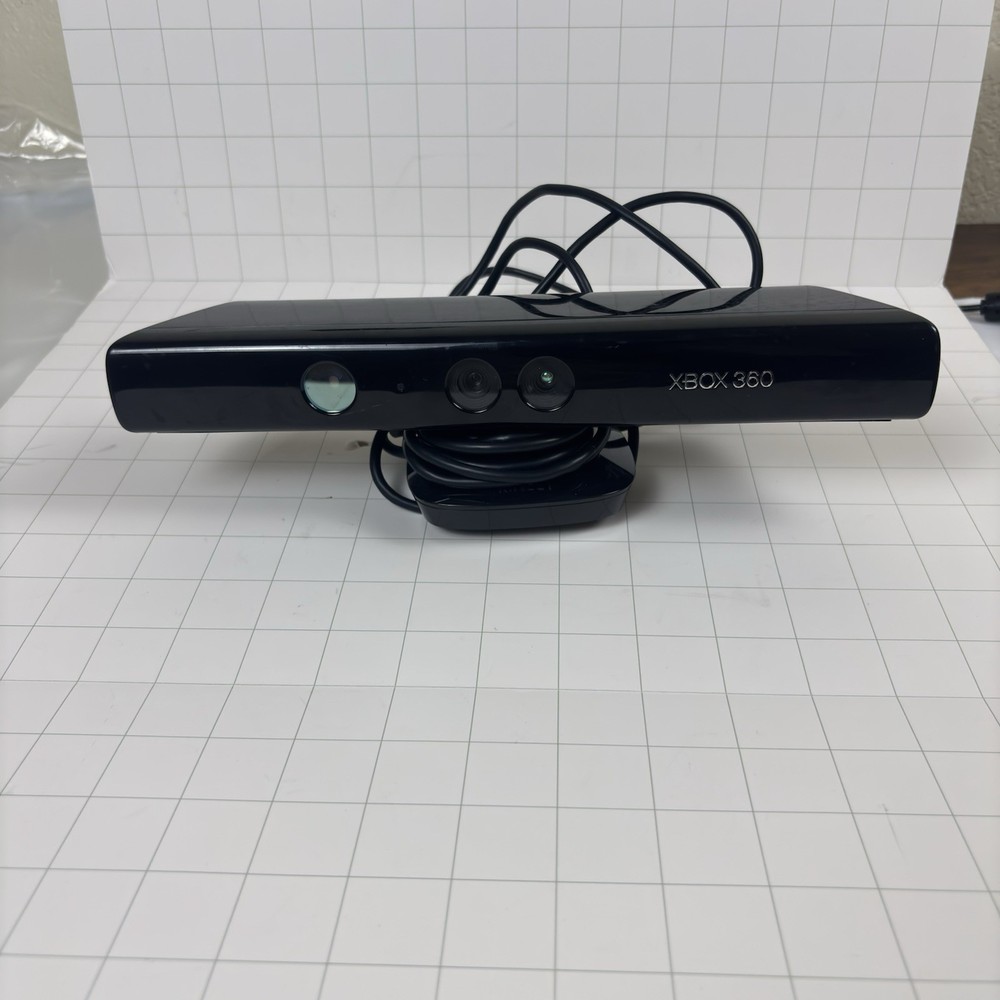 Microsoft Xbox 360 Kinect Motion Sensor Bar Official Works Authentic Black