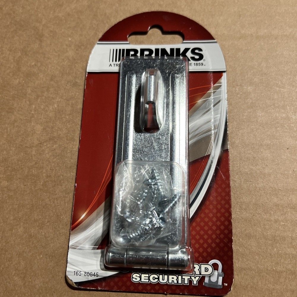 Brinks 4 1/2” Fixed Staple Hasp - New