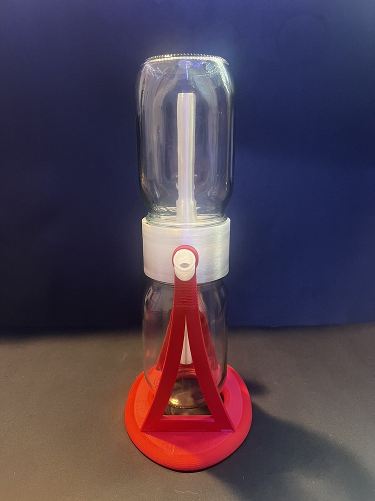 360 Rotating Gravity Bong/Hookah Water Pipe. Red Edition