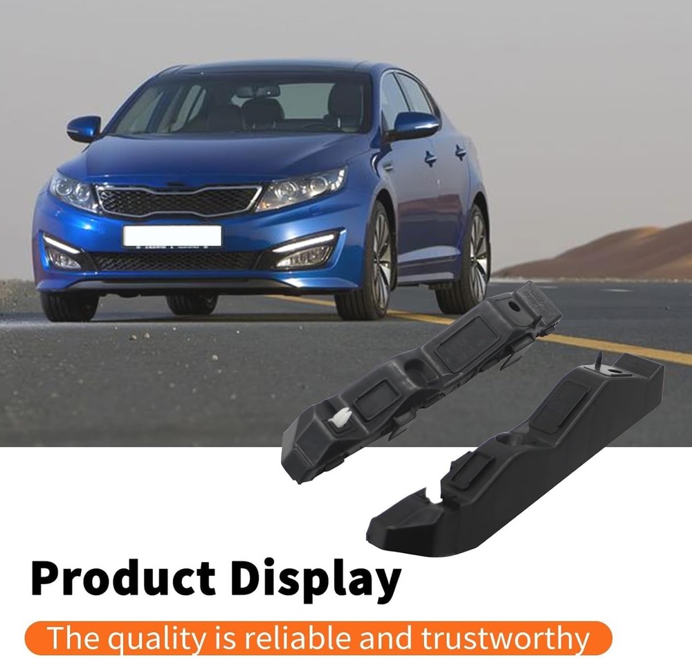 Front Bumper Retainer Brackets Support Left Right Spacers Compatible with 2011 2