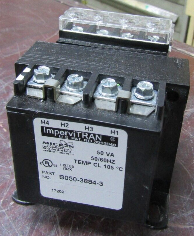😃 IMPERVITRAN 50 VA CONTROL TRANSFORMER B050-3884-3