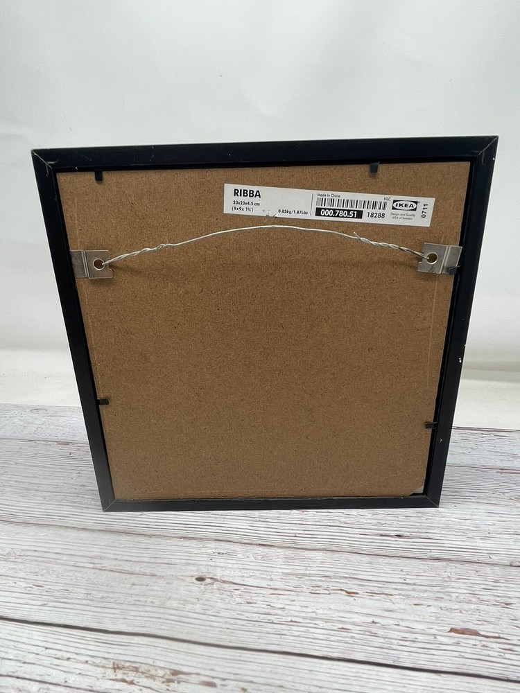 57 Assorted Wine Bottle Corks In Wood Frame 10"Tall x 10”W