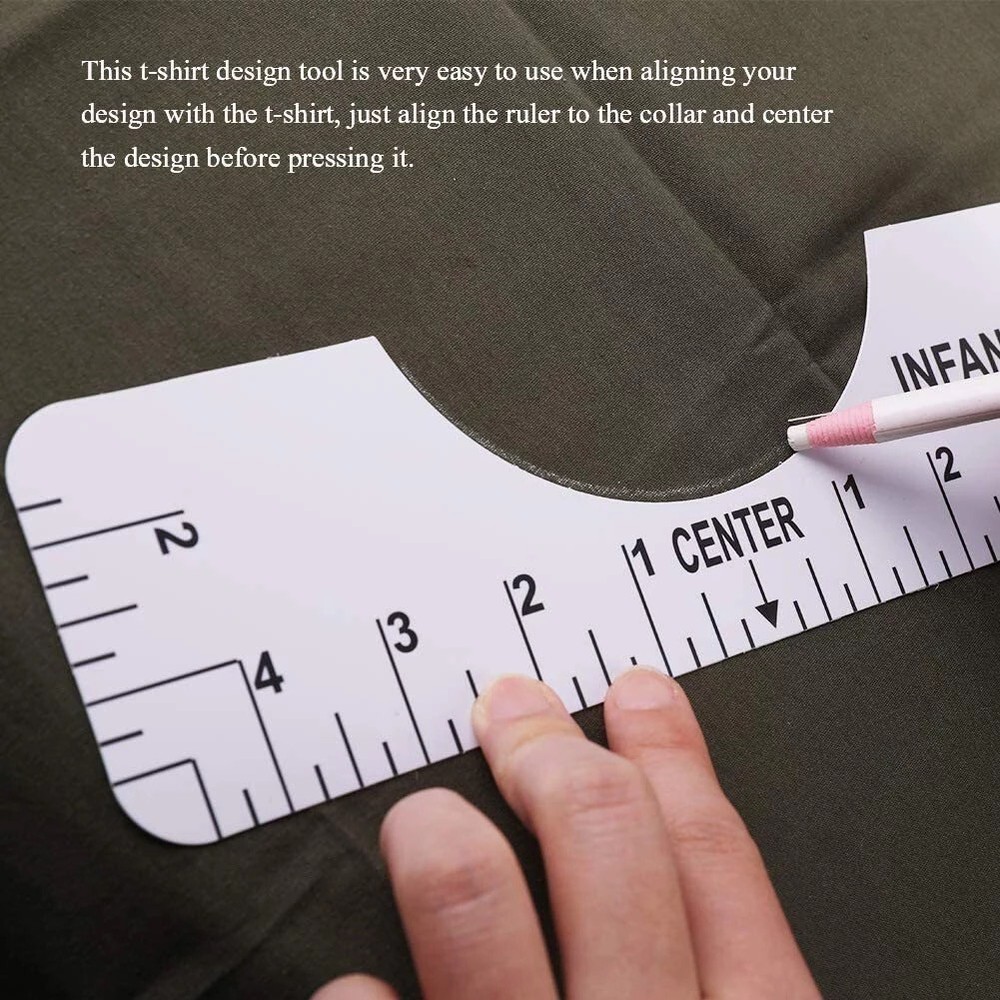 T-Shirt Alignment Ruler