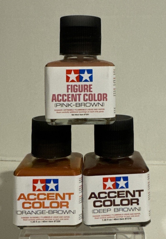 Tamiya panel line accent color 3 pcs Brown Accents