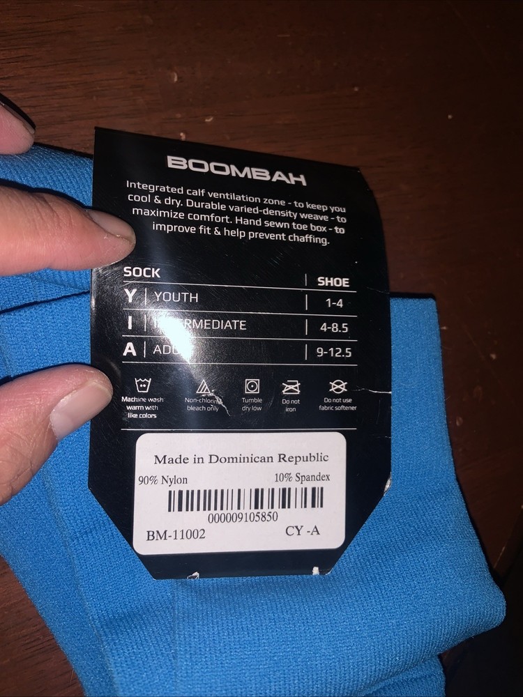 Boombah Ventilated Team Socks Blue