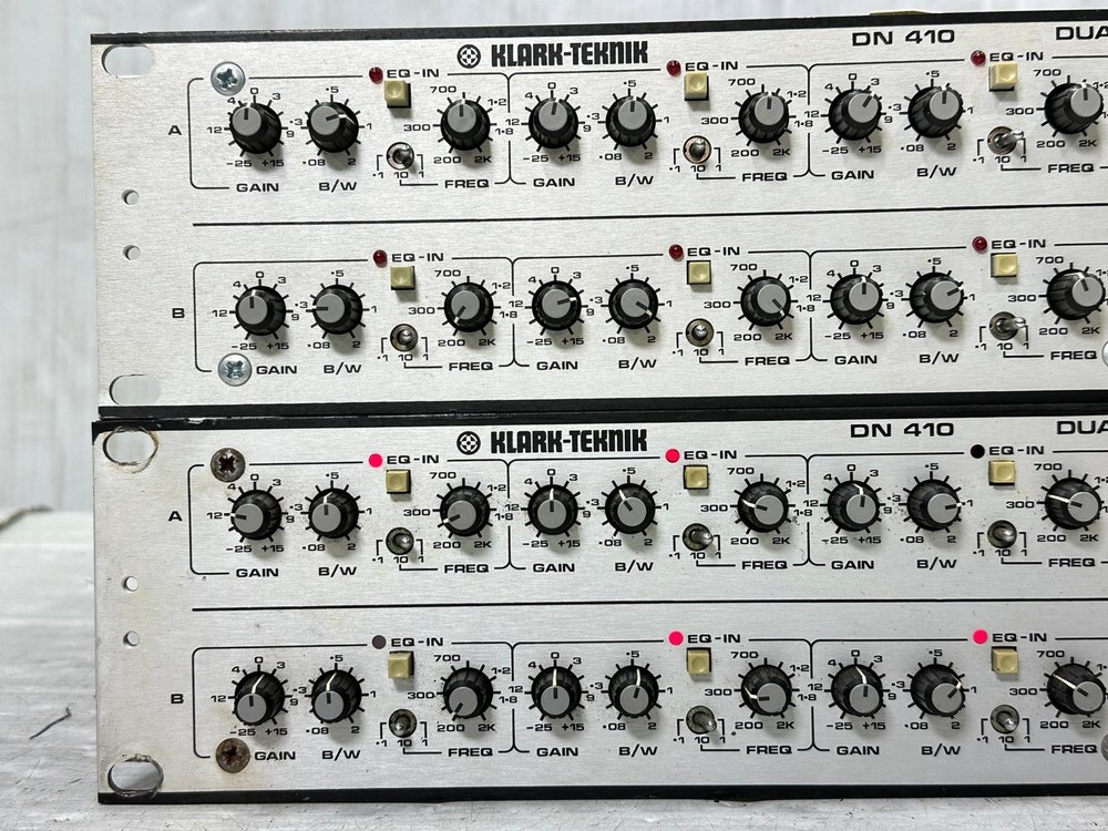 Klark Teknik DN410 Dual Parametric Equalizer #6110-A (One) THS