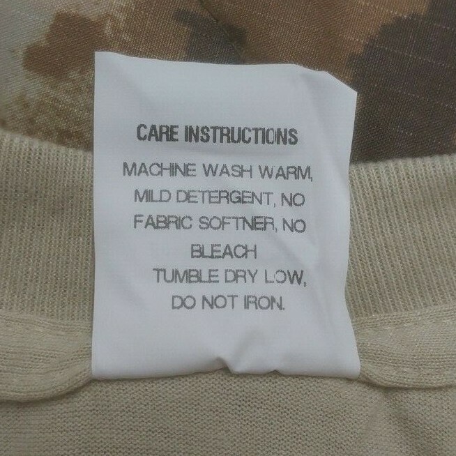 Moisture Wicking Polyester Shirt (3 Pack) Sand - Large Reg NEW USGI