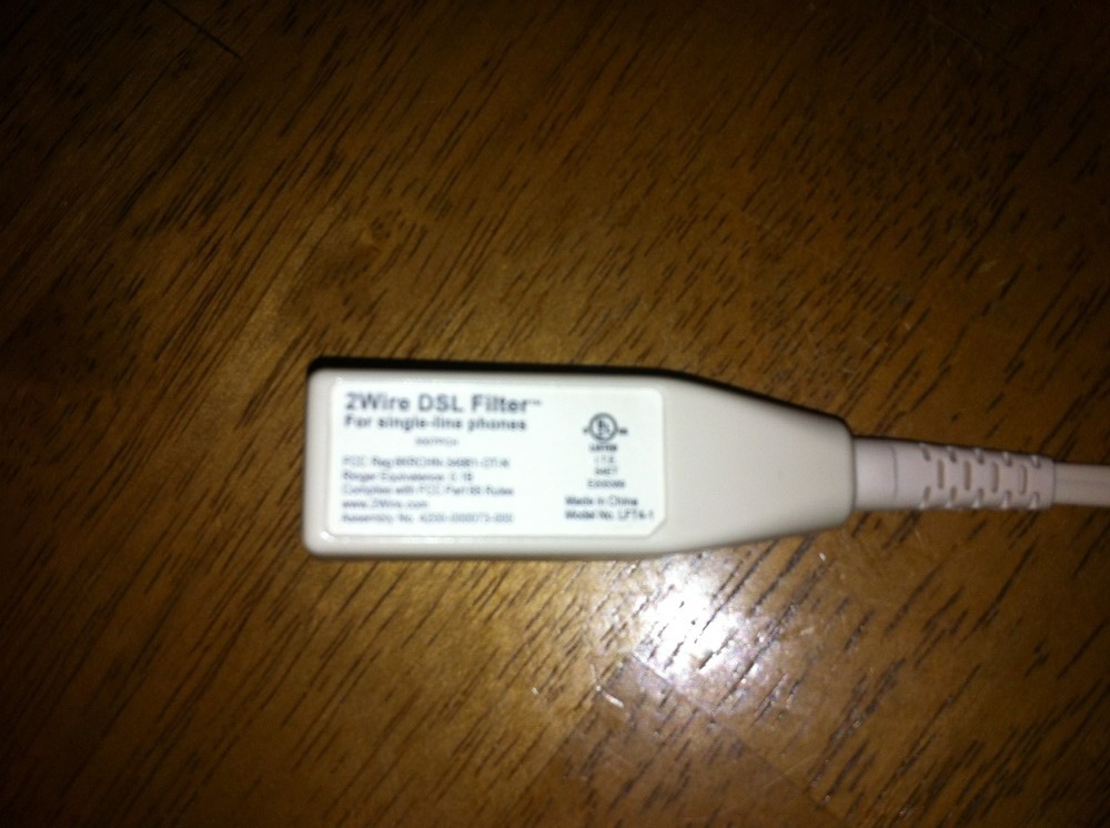 2 WIRE DSL FILTER FOR SINGLE LINE PHONES LFT4-1