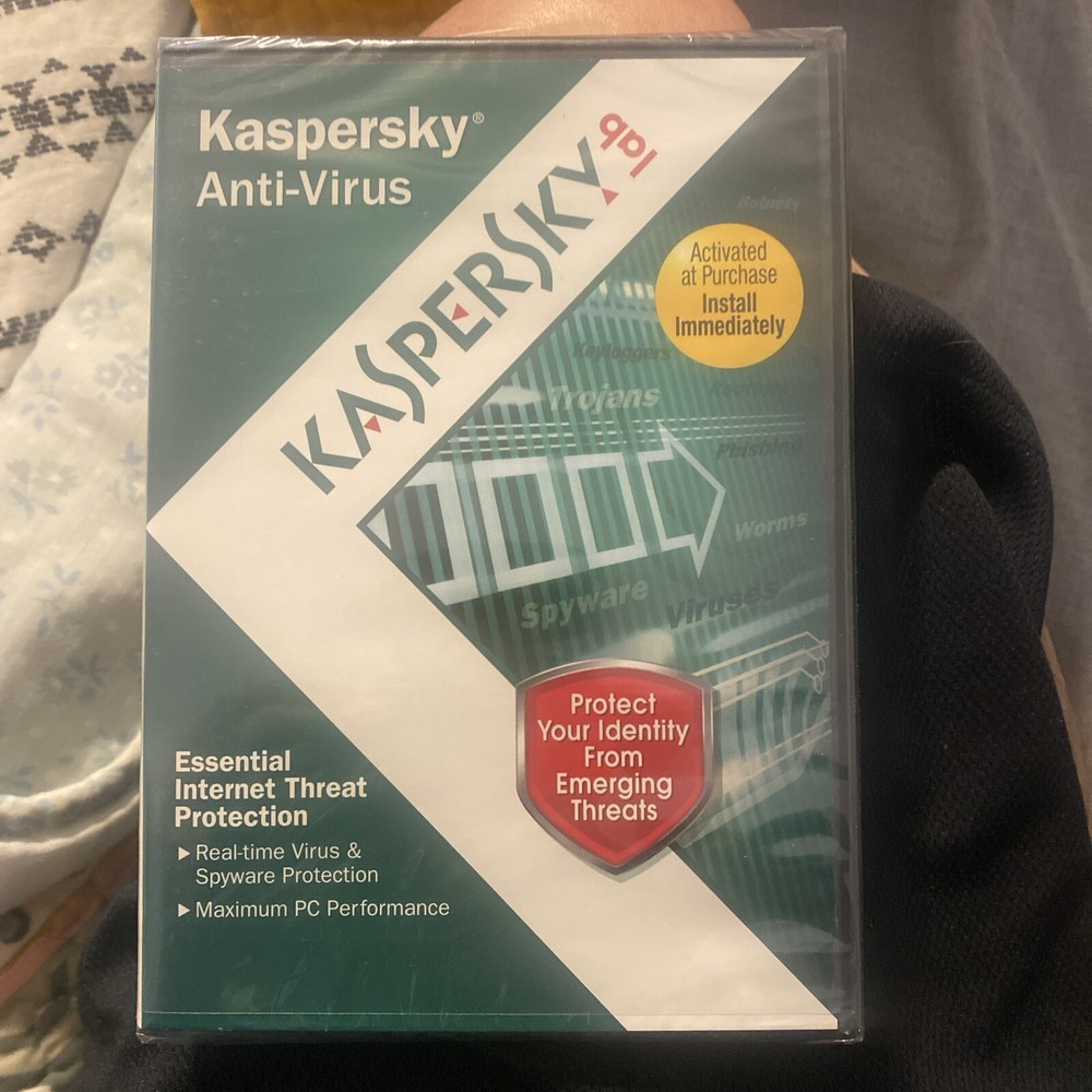 KASPERSKEY Lab Anti-Virus Protection PC Computer Security Software NEW SEALED