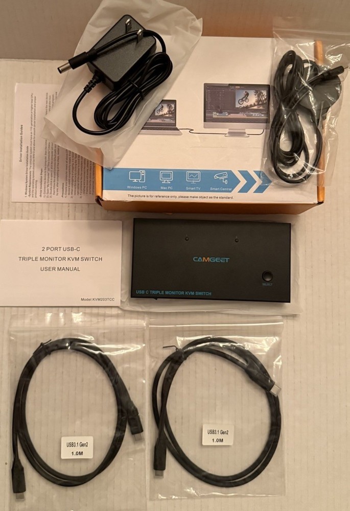 Triple Monitor KVM Switch