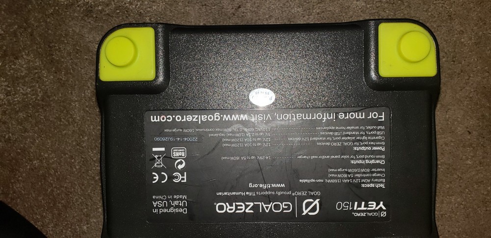 Yeti 150 Goal Zero