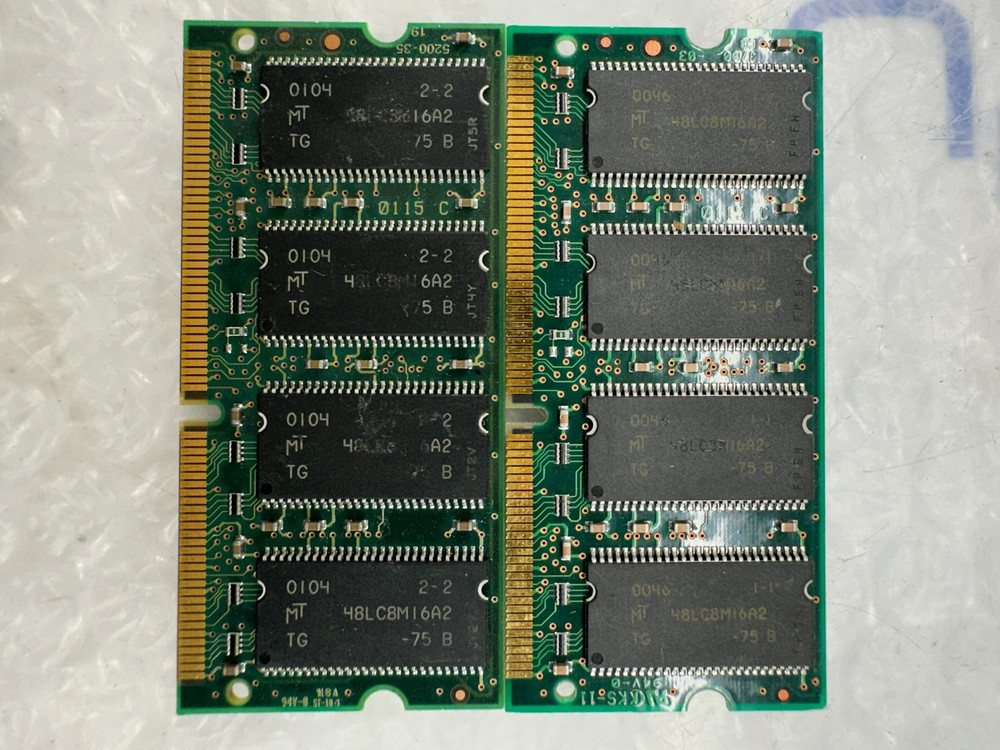 (2pcs) MICRON MT6LSDT264HG MEMORY RAM