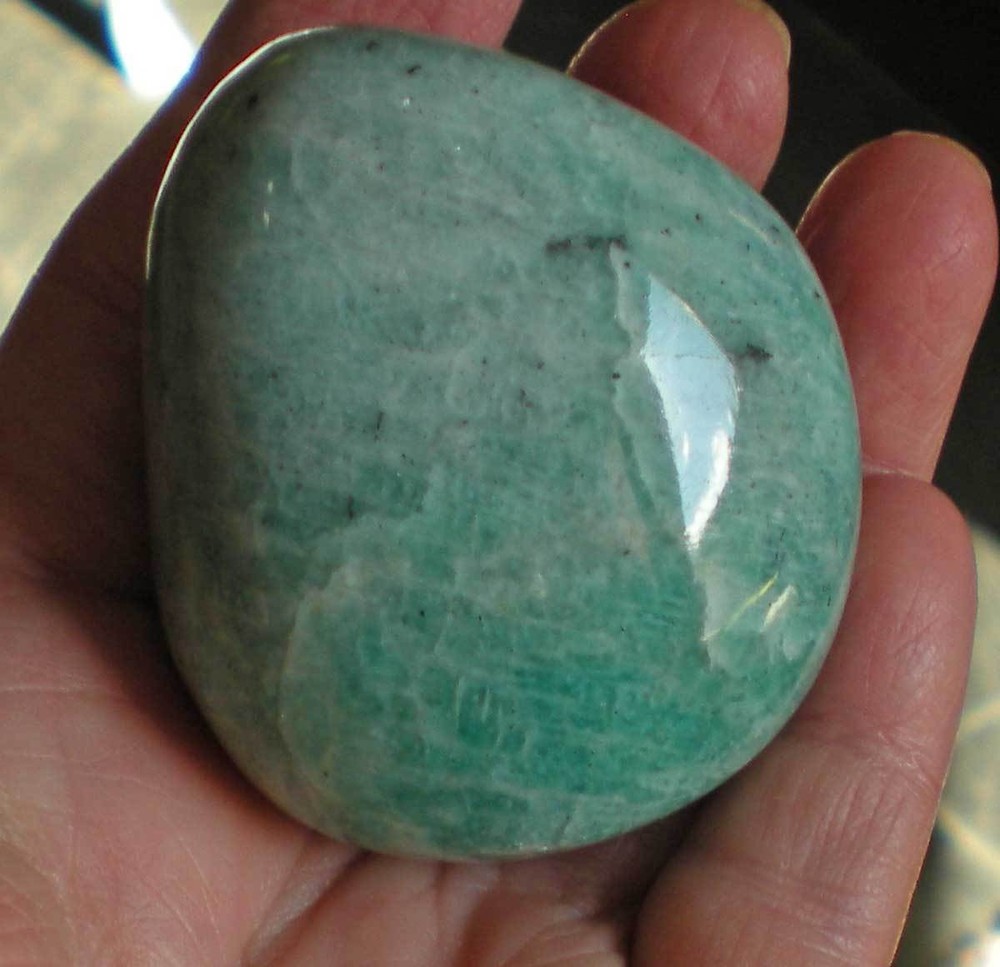 Amazonite Palmstone - Madagascar sc894h