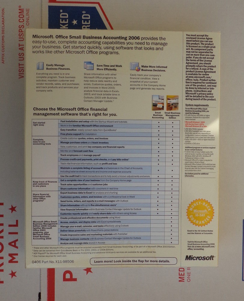 Microsoft Office Small Business Accounting 2006