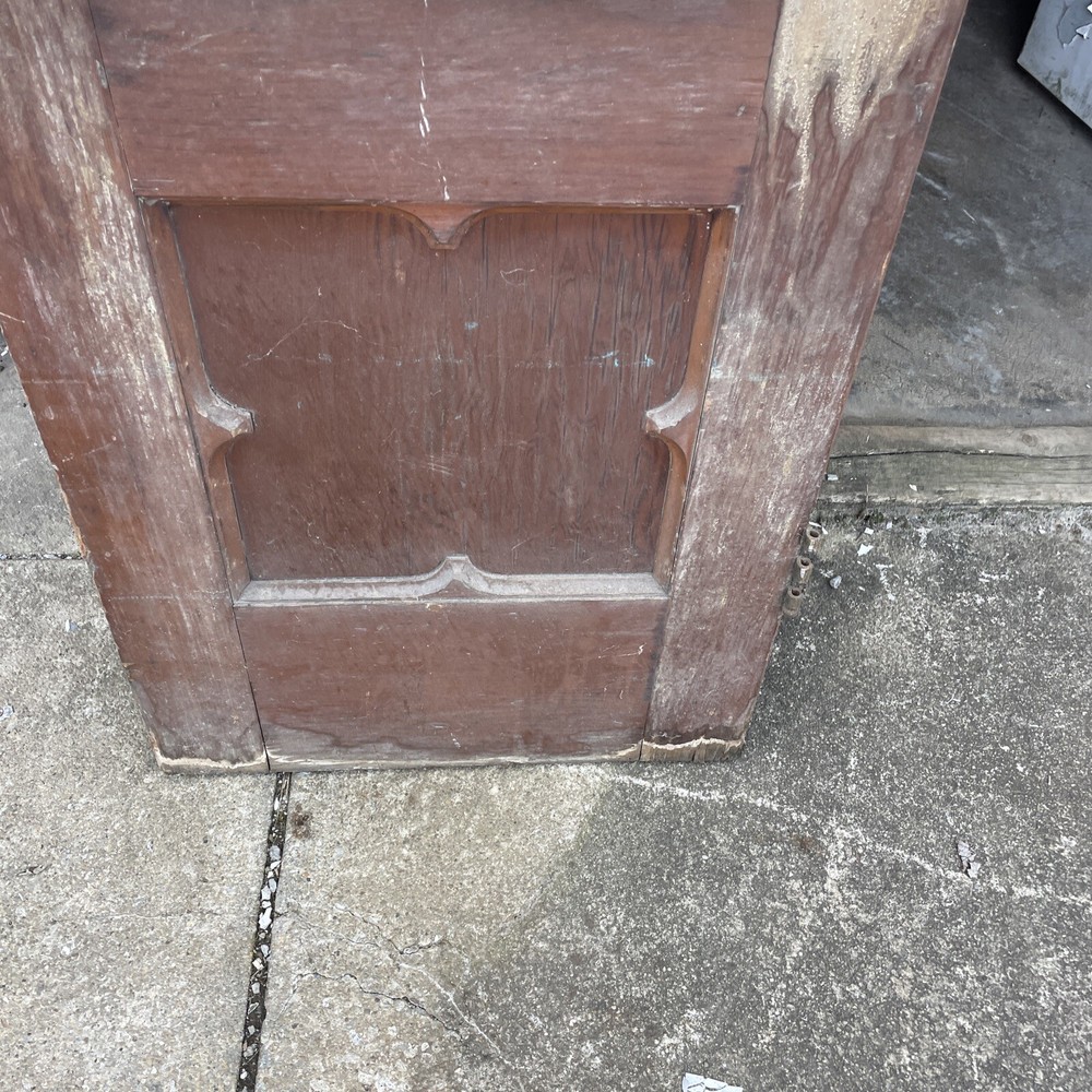 Yoho 12 antique Pine Gothic panel door 23.5 x 84.25