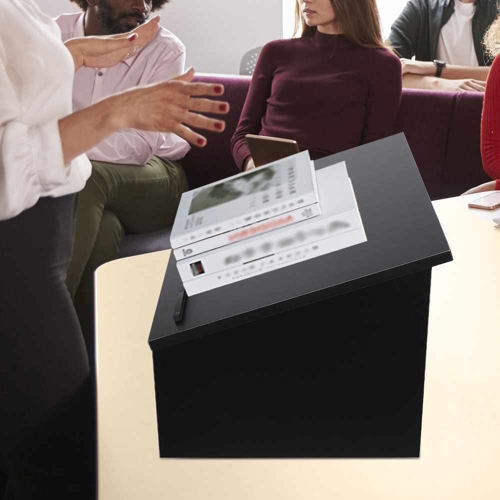 Black Table Top Lectern Portable Tabletop Lectern Classroom Presentation Lectern