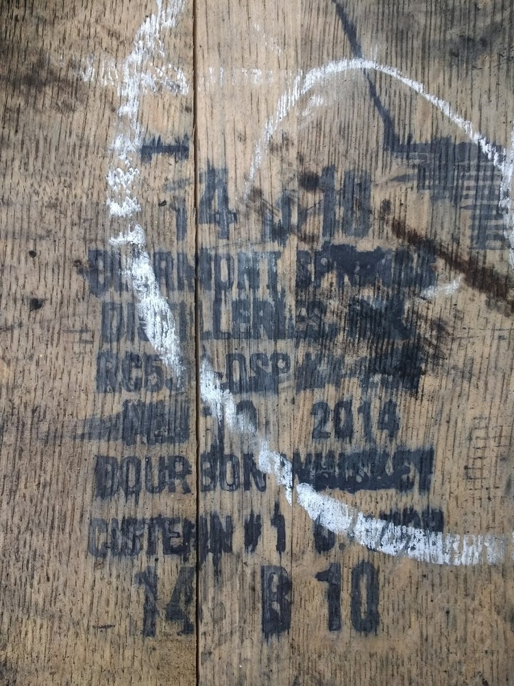 Bourbon Whiskey Barrel Heads and Backing Plates