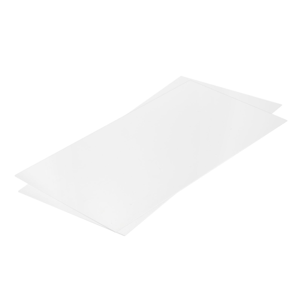 ABS Plastic Sheet 24 " x 12 " x 0.04 " ABS Styrene Sheets White 2 Pcs