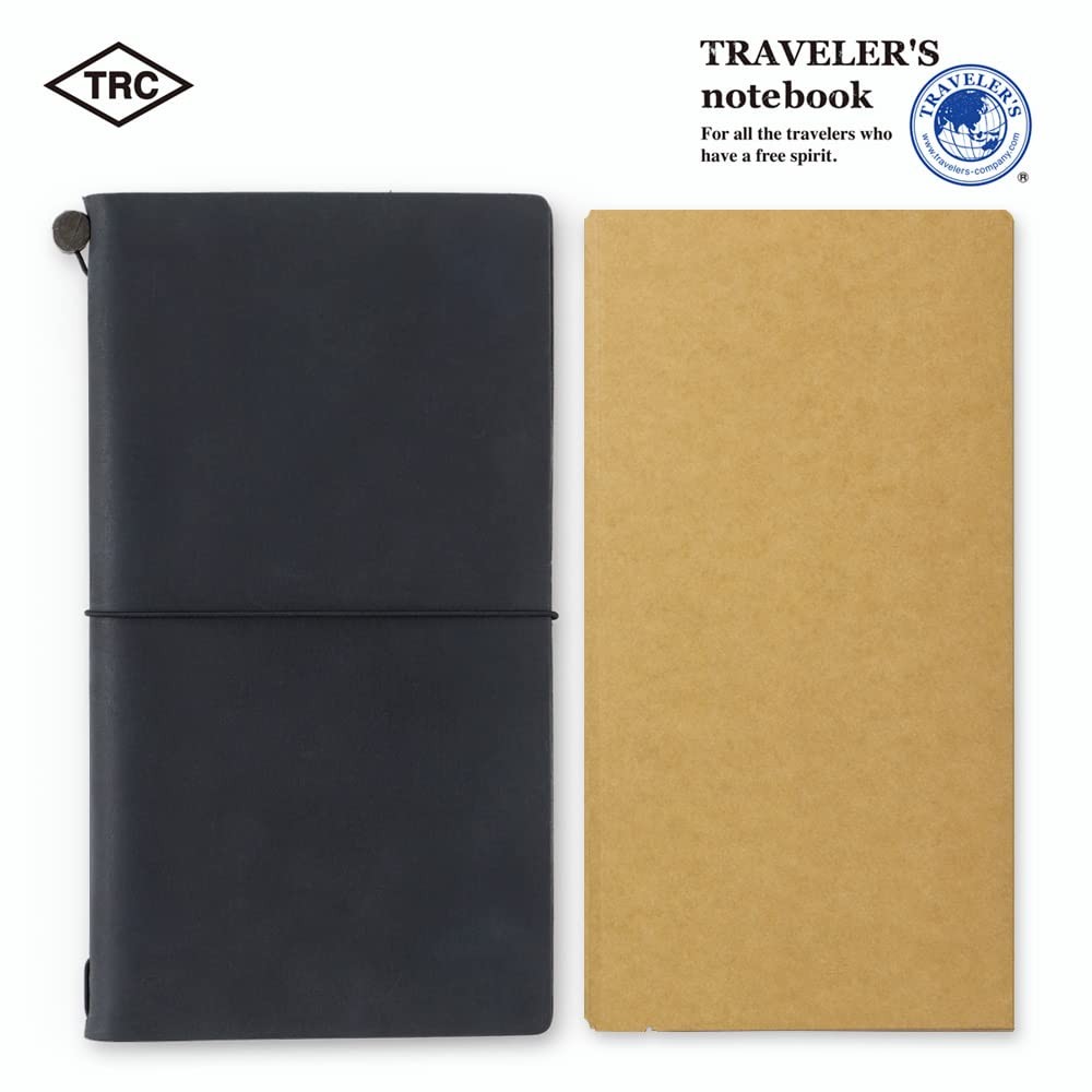 Traveler's Notebook Refill Kraft File Regular Size 14332006 レギュラー, Brown