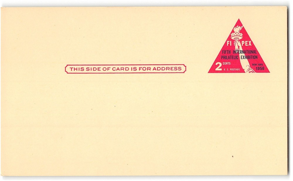 US #UX44 mint postal card, 2c FIPEX