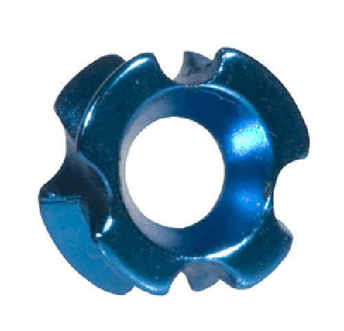 OMP StringLove Tri View Peep 1/8" Blue