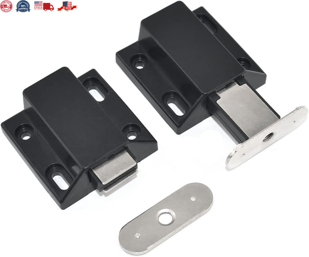 10 Pack Magnetic Push Latch Catch Push to Open Latch Pressure Touch Release C