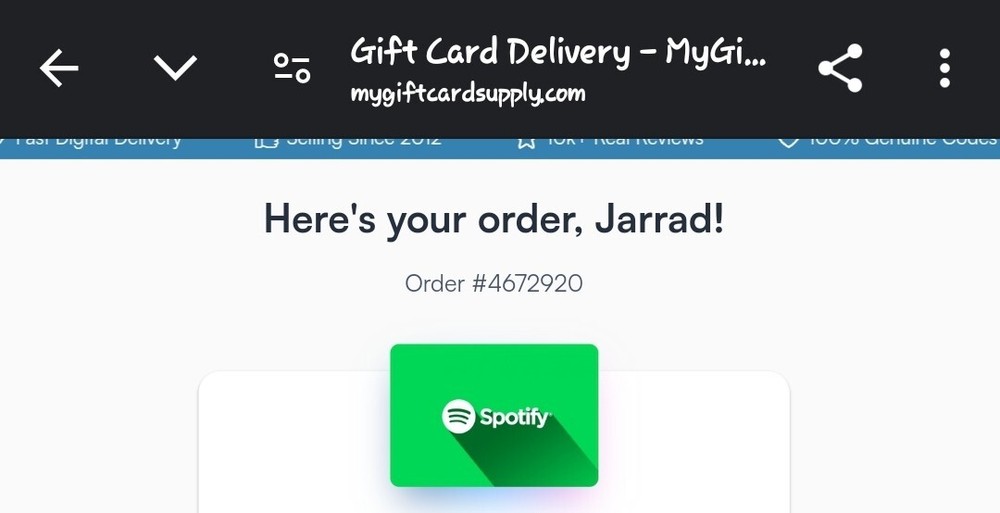 Sportify Gift Card